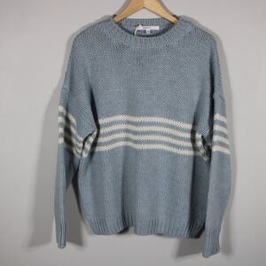 Mersea Seacoast Stripe Sweater Blue White OS